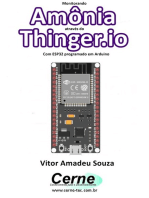 Monitorando Amônia Através Do Thinger.io Com Esp32 Programado Em Arduino