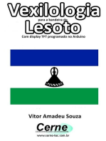 Vexilologia Para A Bandeira Do Lesoto Com Display Tft Programado No Arduino