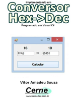 Implementando Um Conversor Hex->dec Programado Em Visual Vc#