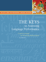 The Keys to Assessing Language Performance, Second Edition