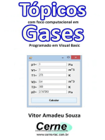 Tópicos Com Foco Computacional Em Gases Programado Em Visual Basic