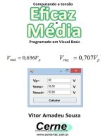 Computando A Tensão Eficaz E Média Programado Em Visual Basic