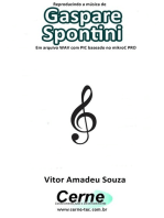 Reproduzindo A Música De Gaspare Spontini Em Arquivo Wav Com Pic Baseado No Mikroc Pro