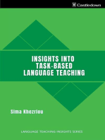 Insights into Task-Based Language Teaching