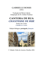 Cantora De Rua (chanteuse De Rue): Edição Bilíngue (português, Français)