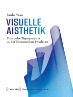 Visuelle Aisthetik: Filmische Typographie in der literarischen Moderne
