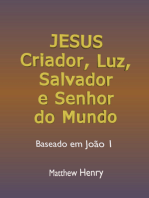 Jesus: Criador, Luz, Salvador E Senhor Do Mundo