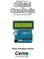 Apresentando O Nome Oficial De Camboja Com Display Lcd Programado No Arduino