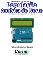 Apresentando Uma Lista Com A População Da América Do Norte Com Display Lcd Programado No Arduino