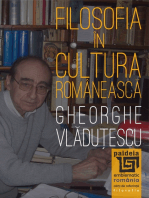 Filosofia in cultura romaneasca