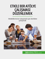 Etkili bir atölye çalışması düzenlemek