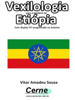 Vexilologia Para A Bandeira Da Etiópia Com Display Tft Programado No Arduino