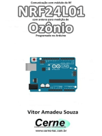 Comunicação Com Módulo De Rf Nrf24l01 Com Antena Para Medição De Ozônio Programado No Arduino