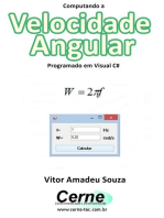 Computando A Velocidade Angular Programado Em Visual C#