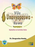 Vile Unavyopaswa Kuwa