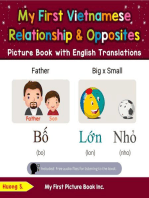 My First Vietnamese Relationships & Opposites Picture Book with English Translations