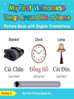 My First Vietnamese Things Around Me at Home Picture Book with English Translations