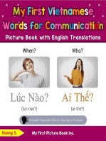 My First Vietnamese Words for Communication Picture Book with English Translations: Teach & Learn Basic Vietnamese words for Children, #18