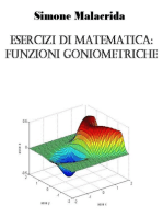 Esercizi di matematica: funzioni goniometriche