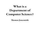 What is a Department of Computer Science?