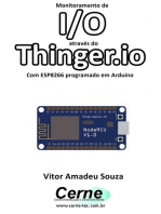 Monitoramento De I/o Através Do Thinger.io Com Esp8266 Programado Em Arduino
