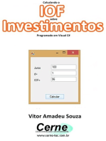 Calculando O Iof Sobre Investimentos Programado Em Visual C#