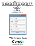 Calculando O Rendimento Do Cri Programado Em Visual C#