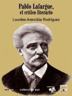 Pablo Lafargue, el crítico literario
