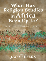 What Has Religion Studies in Africa Been Up To?: Relevant Themes and Topics