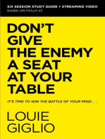 Don't Give the Enemy a Seat at Your Table Bible Study Guide plus Streaming Video: It's Time to Win the Battle of Your Mind