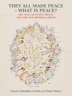 They All Made Peace—What Is Peace?: The 1923 Lausanne Treaty and the New Imperial Order