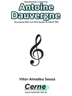 Reproduzindo A Música De Antoine Dauvergne Em Arquivo Wav Com Pic Baseado No Mikroc Pro