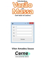 Calculando A Vazão Em Massa Com Base No Lazarus