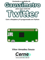 Enviando A Medição De Gaussímetro Para Uma Conta Do Twitter Com A Raspberry Pi Programada Em Python