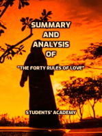 Summary and Analysis of "The Forty Rules of Love"