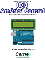 Apresentando Uma Lista De Idh Da América Central Com Display Lcd Programado No Arduino