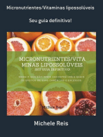 Micronutrientes/vitaminas Lipossolúveis