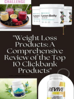 "Weight Loss Products: A Comprehensive Review of the Top 10 Clickbank Products"