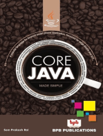 Core Java: Made Simple: A popular language for Android smart phone application, favoured for edge device and