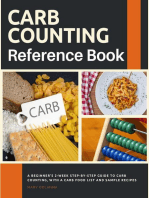 Carb Counting Reference Book: A Beginner's 2-Week Step-by-Step Guide to Carb Counting, With a Carb Food List and Sample Recipes
