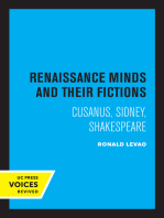 Renaissance Minds and Their Fictions: Cusanus, Sidney, Shakespeare