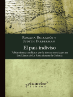 El país indiviso: poblamiento, conflictos por la tierra y mestizajes en Los Llanos de La Rioja durante la Colonia 