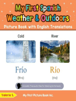 My First Spanish Weather & Outdoors Picture Book with English Translations: Teach & Learn Basic Spanish words for Children, #8
