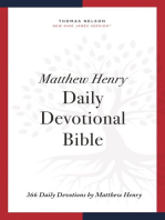 NKJV, Matthew Henry Daily Devotional Bible: 366 Daily Devotions by Matthew Henry