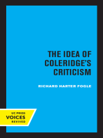 The Idea of Coleridge's Criticism: Perspectives in Criticism