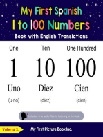 My First Spanish 1 to 100 Numbers Book with English Translations