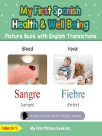 My First Spanish Health and Well Being Picture Book with English Translations: Teach & Learn Basic Spanish words for Children, #19