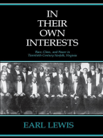 In Their Own Interests: Race, Class and Power in Twentieth-Century Norfolk, Virginia