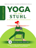 Yoga auf dem stuhl für senioren, anfänger & schreibtischarbeiter: 5-minuten-yoga routine mit schritt-für-schritt-anleitung vollständig illustriert
