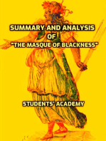 Summary and Analysis of "The Masque of Blackness"